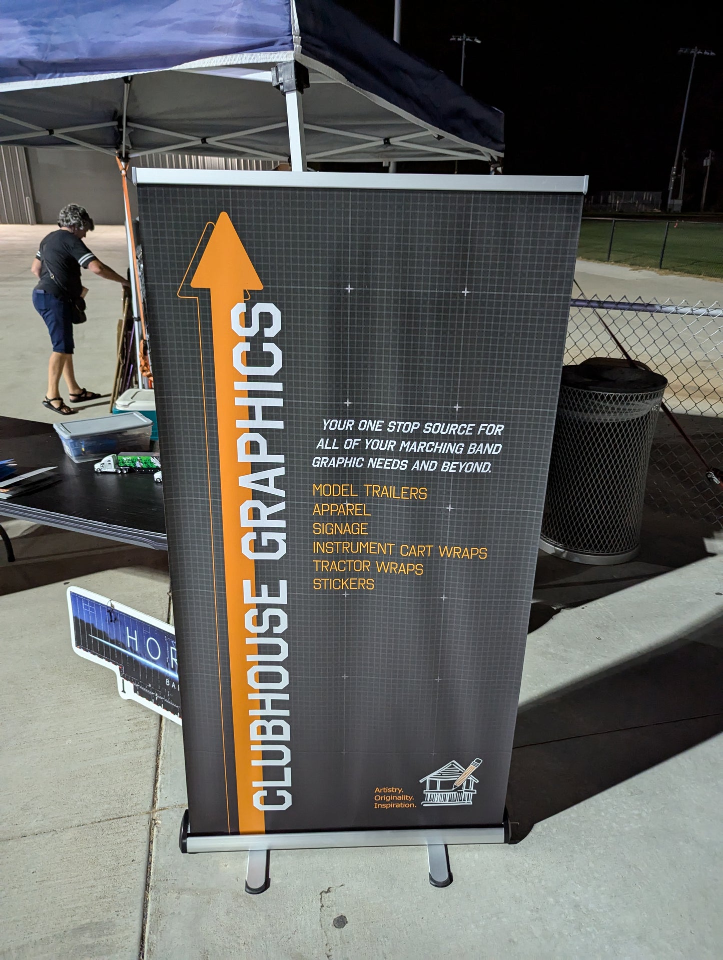 Custom Canvas Banners for Marching Band and Sports Teams