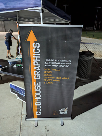 Custom Canvas Banners for Marching Band and Sports Teams
