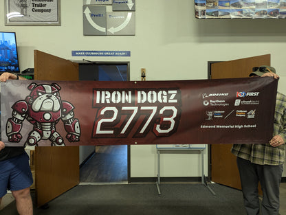 Custom Canvas Banners for Marching Band and Sports Teams