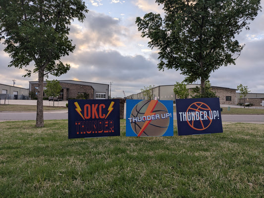 OKC Thunder Yard Sign