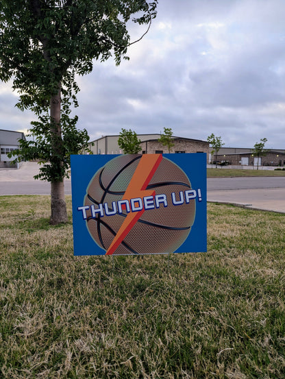 OKC Thunder Yard Sign