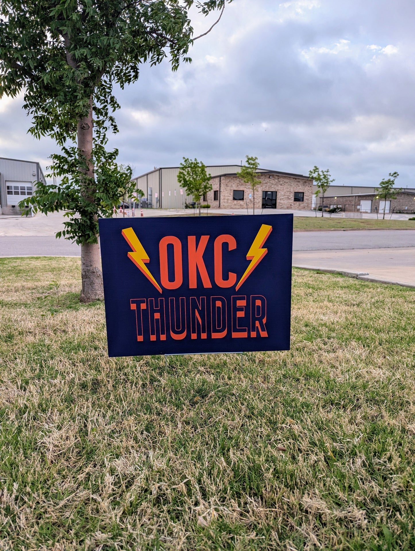 OKC Thunder Yard Sign